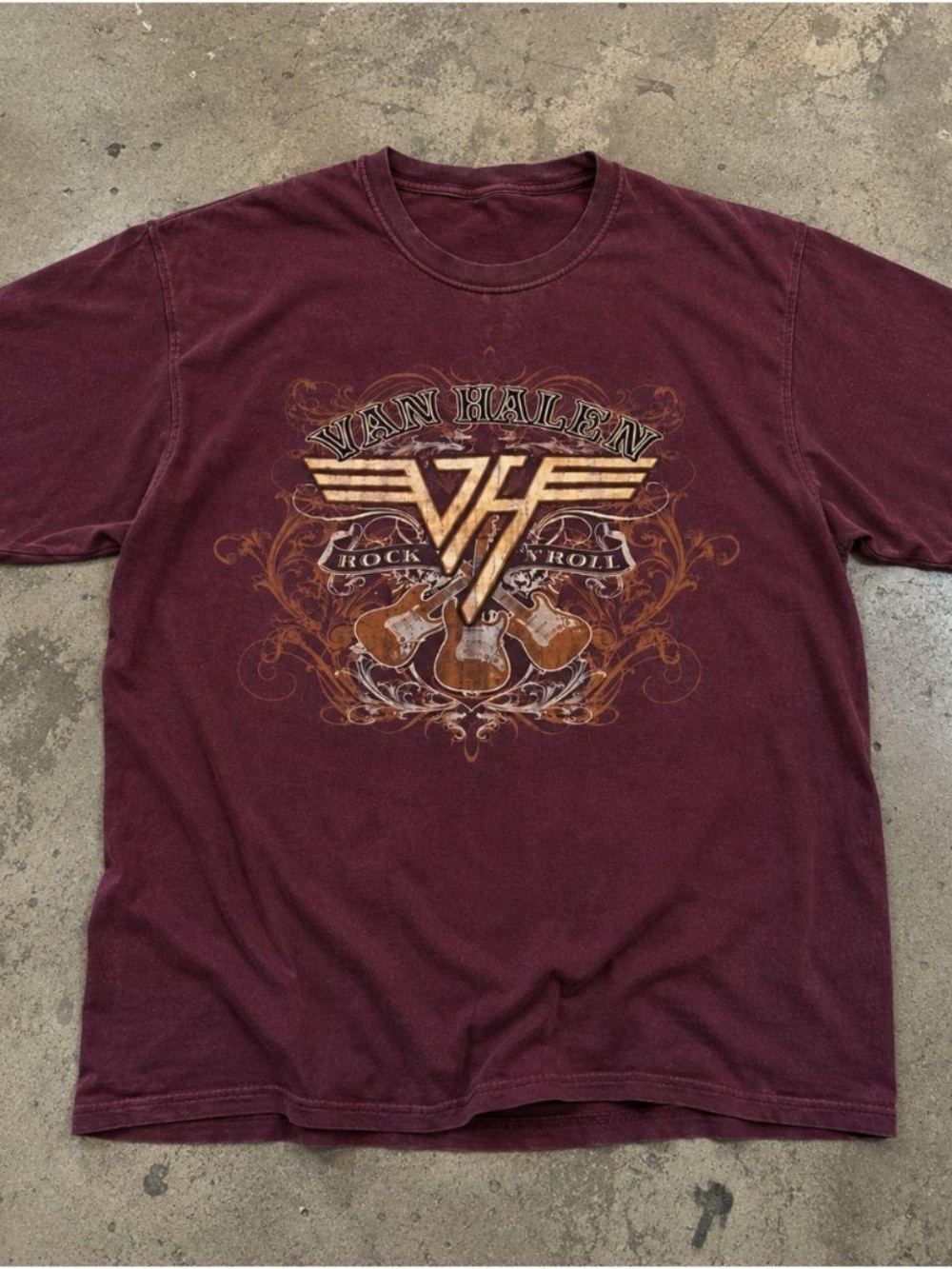 Gildan Van Halen Graphic Tee - Maroon